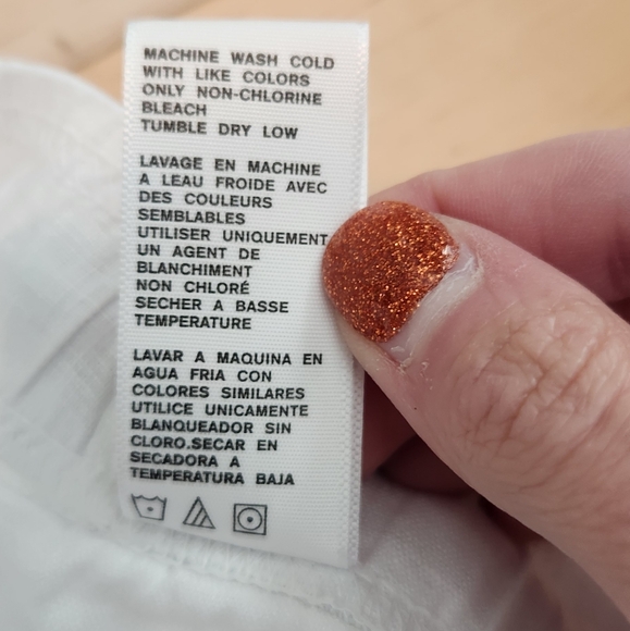 New James Perse White Linen Drape Pant - Picture 6 of 8